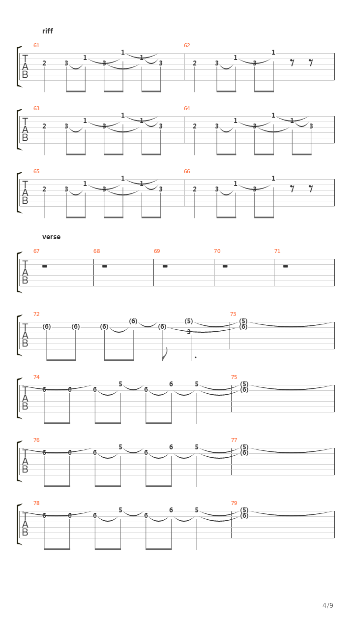 Elevated吉他谱