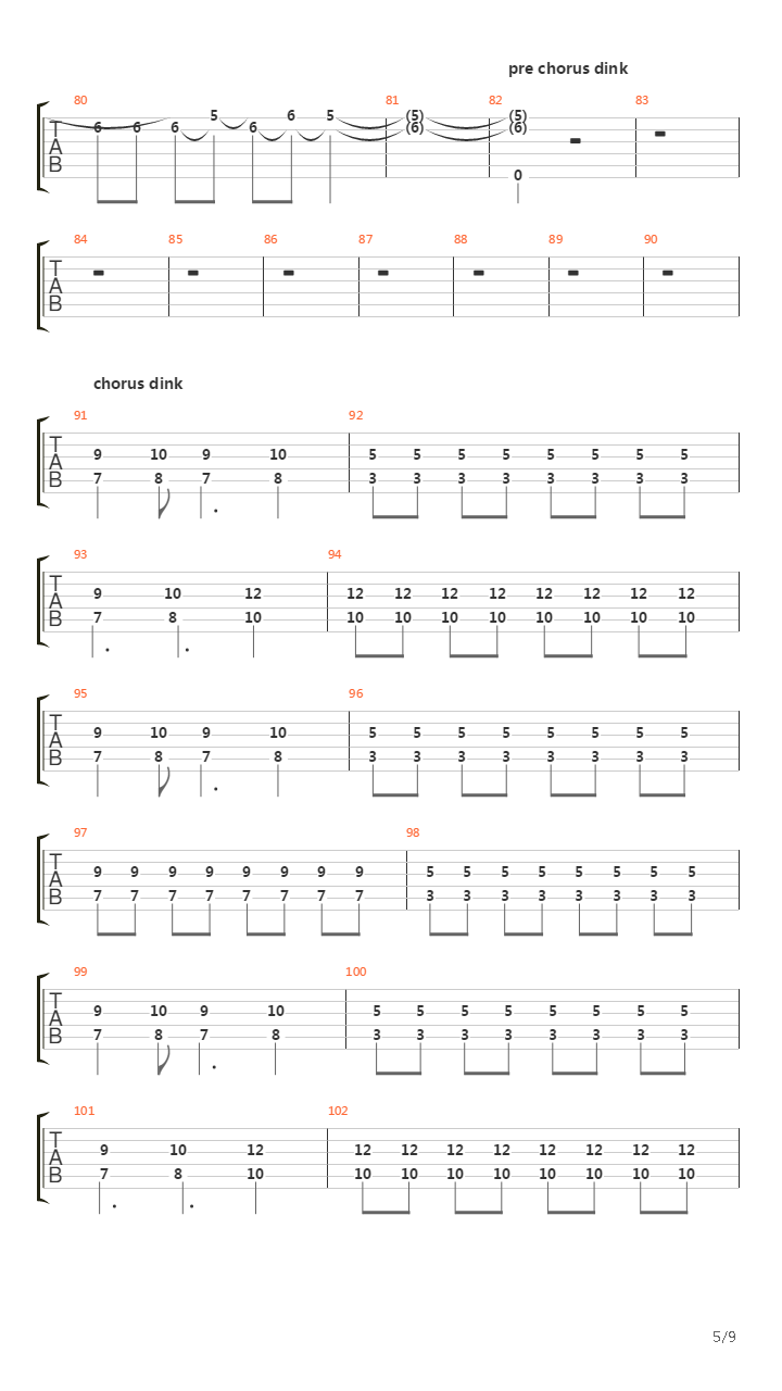 Elevated吉他谱