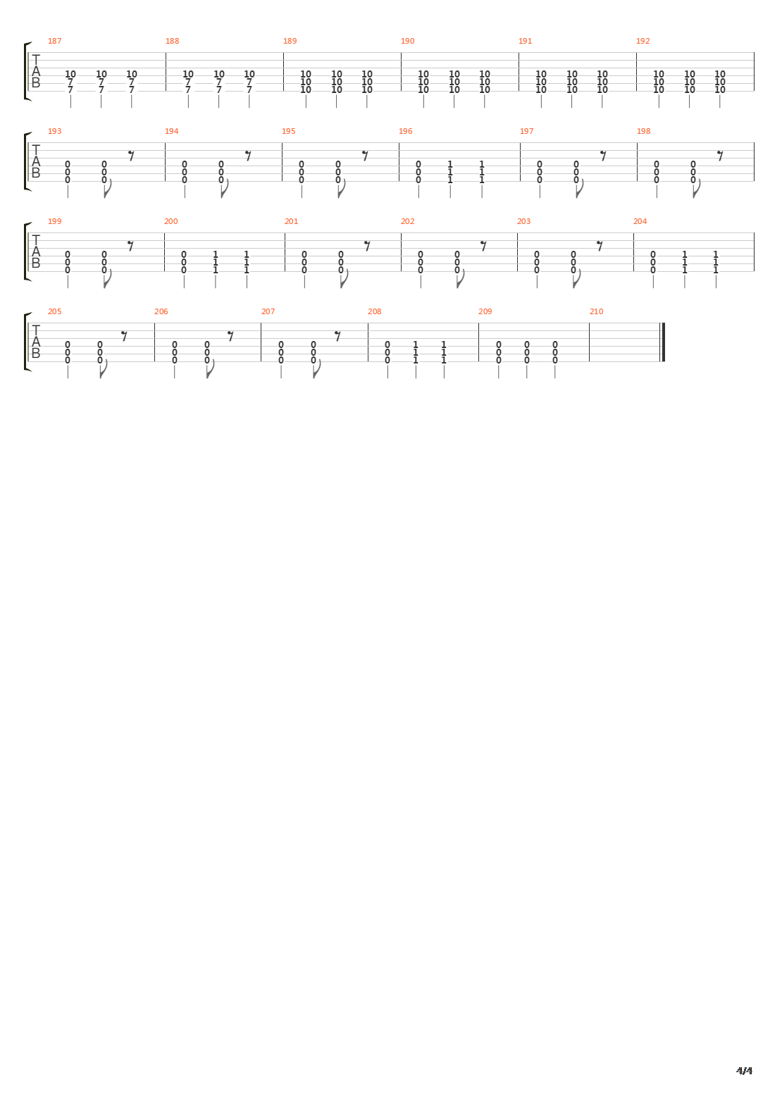 On The Other Side吉他谱