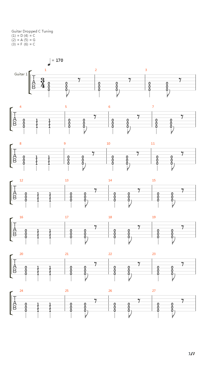 On The Other Side吉他谱