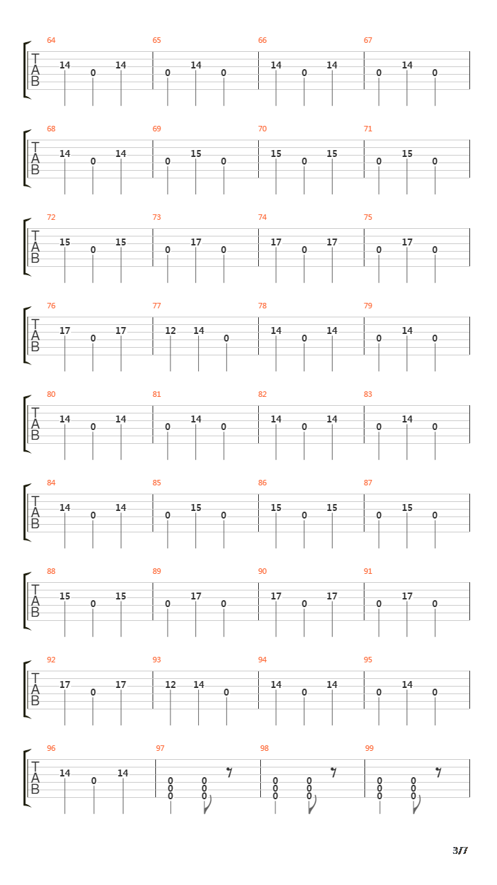On The Other Side吉他谱