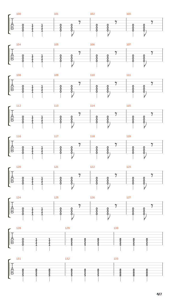 On The Other Side吉他谱