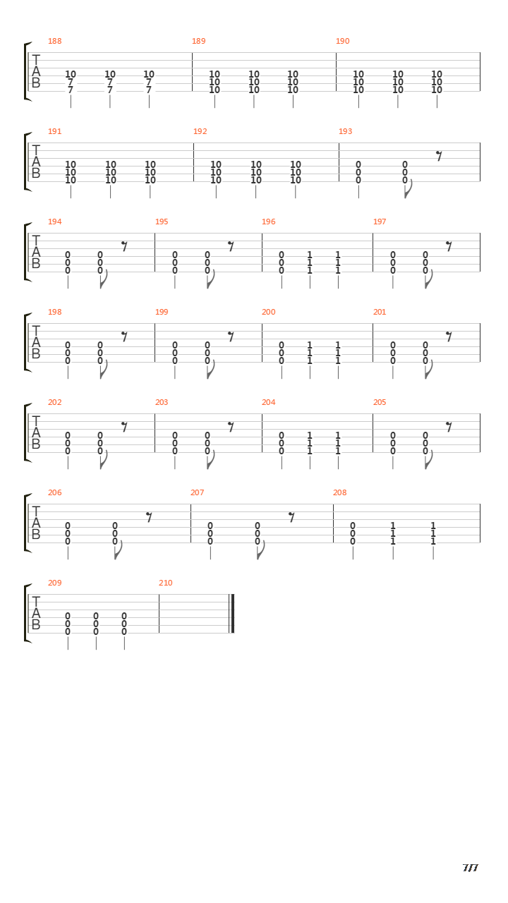 On The Other Side吉他谱