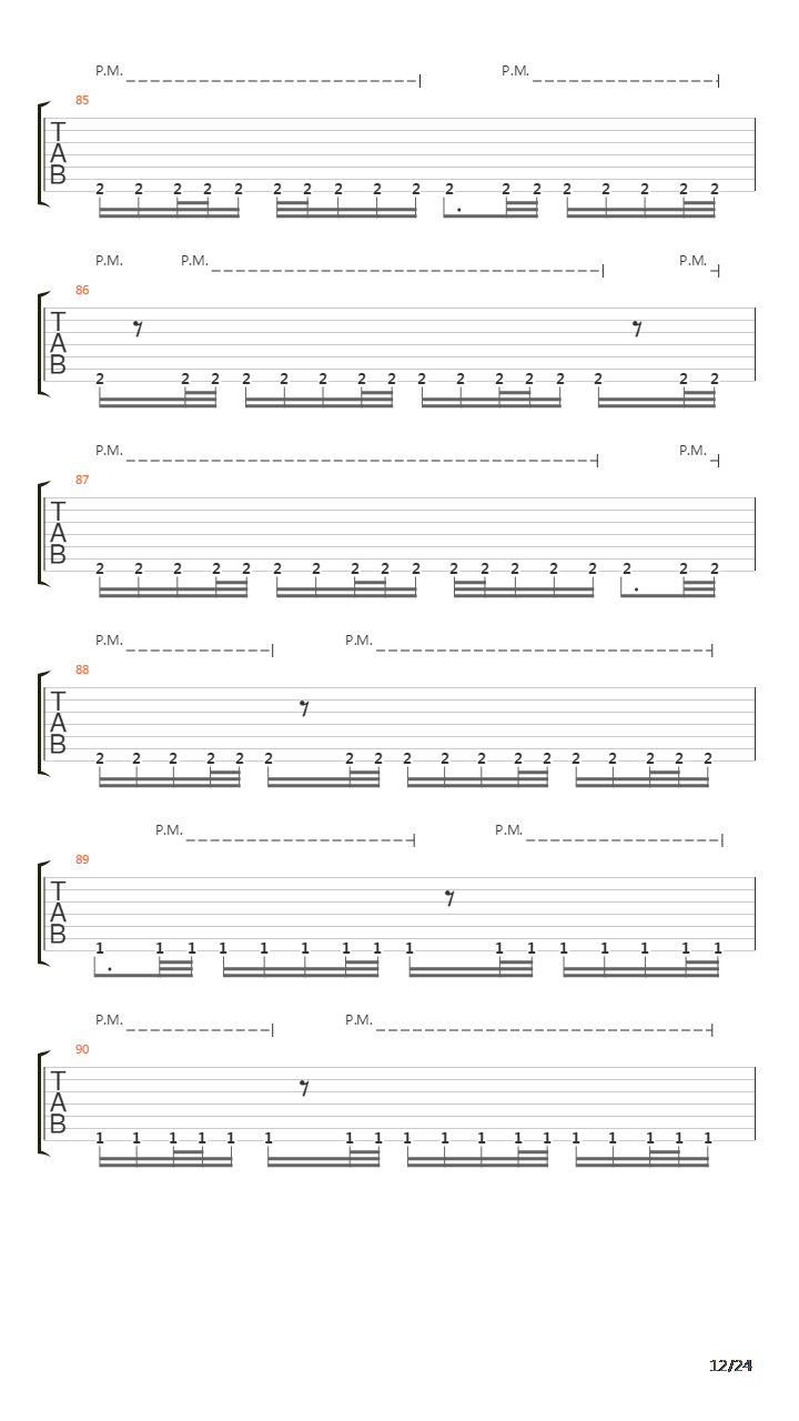 Collapse吉他谱