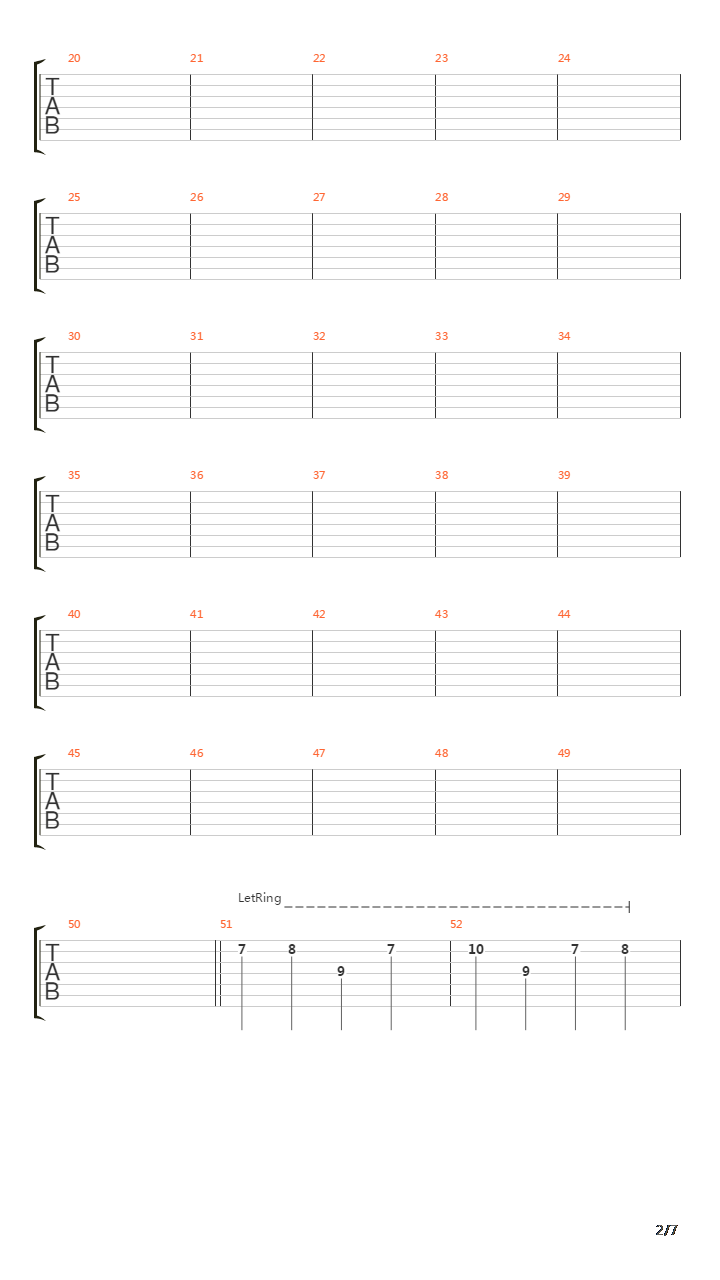 Mirage Of Hope吉他谱