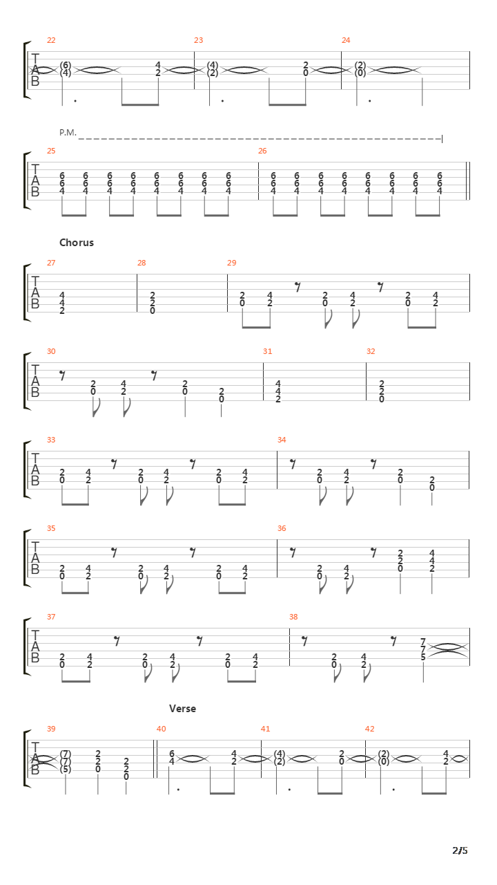 Hells On Fire吉他谱