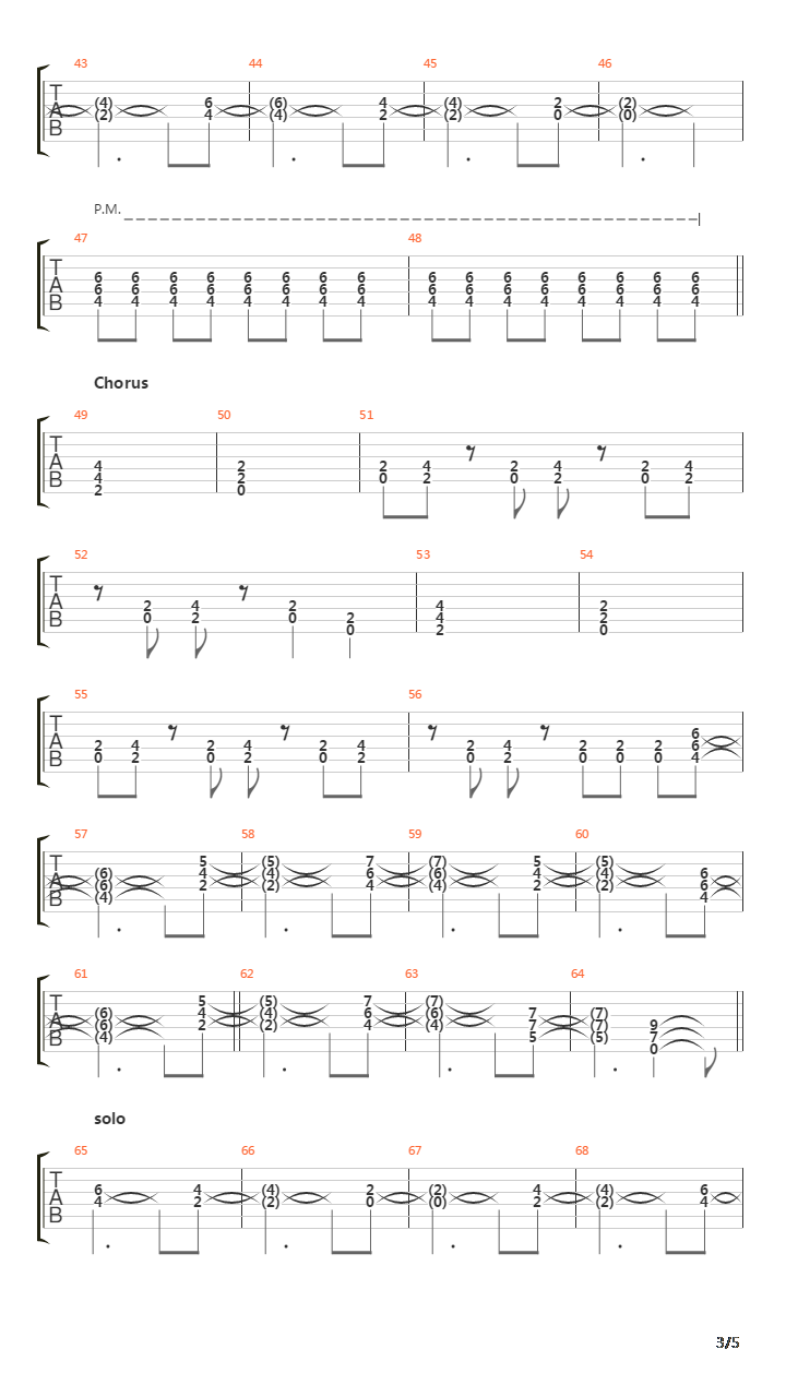 Hells On Fire吉他谱