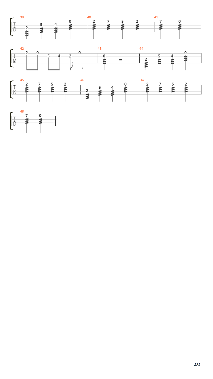 Pelagias Song吉他谱