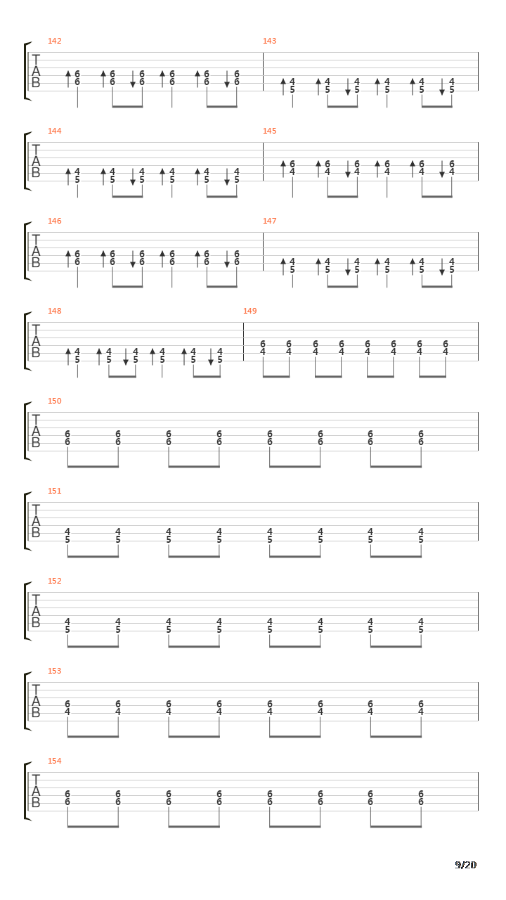 Depressing Paths Through Fullmoon Forests吉他谱