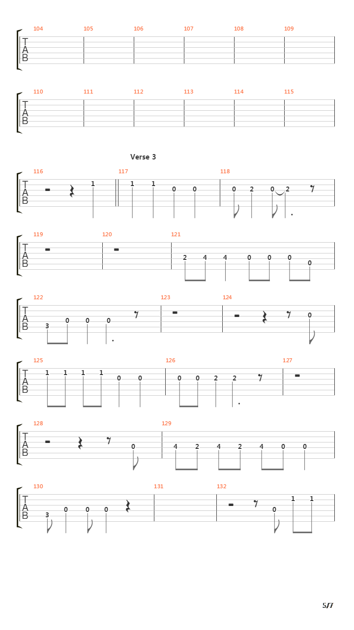 Copperhead Road吉他谱