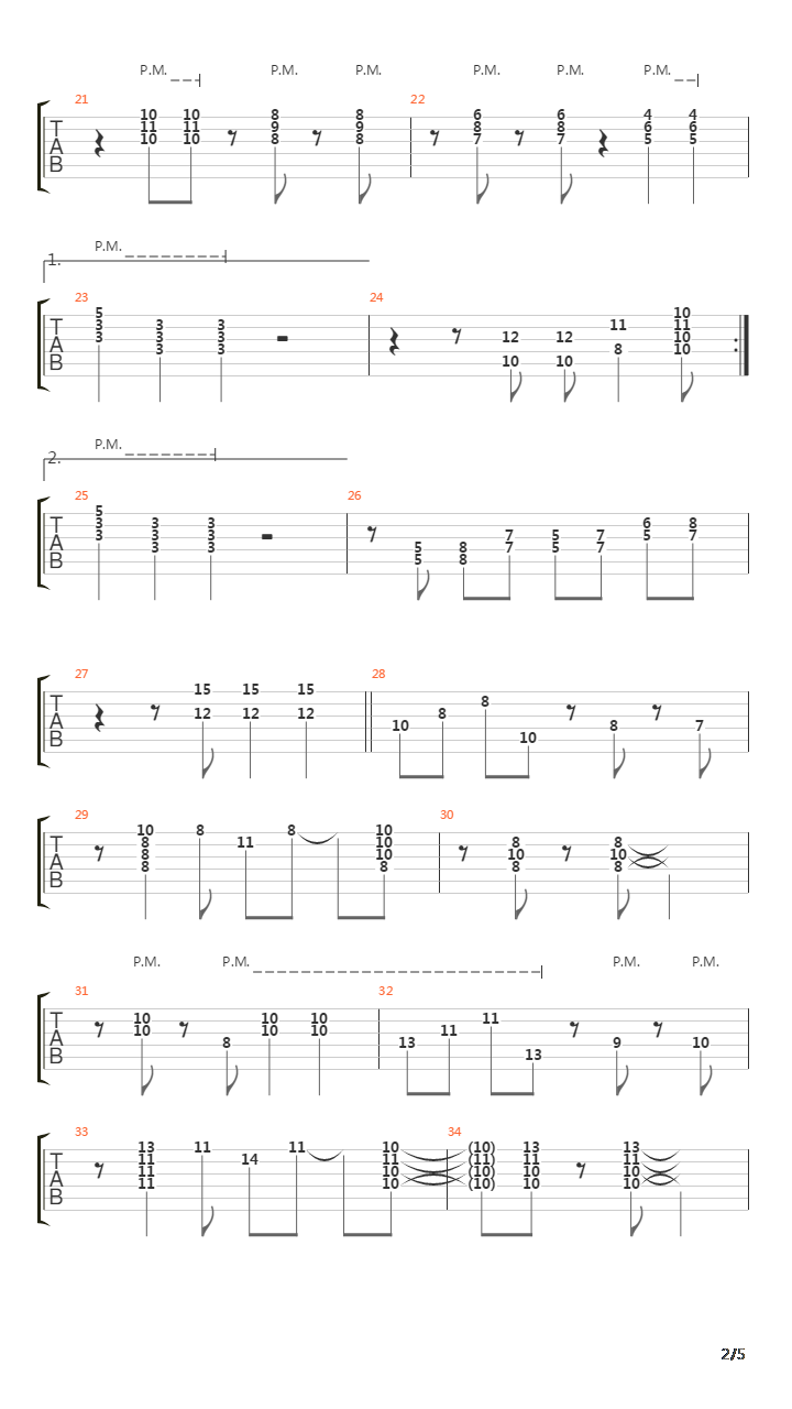 El Nino吉他谱