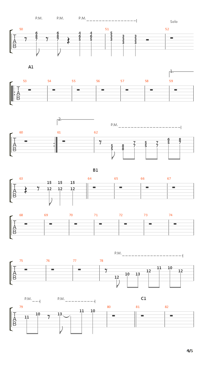 El Nino吉他谱