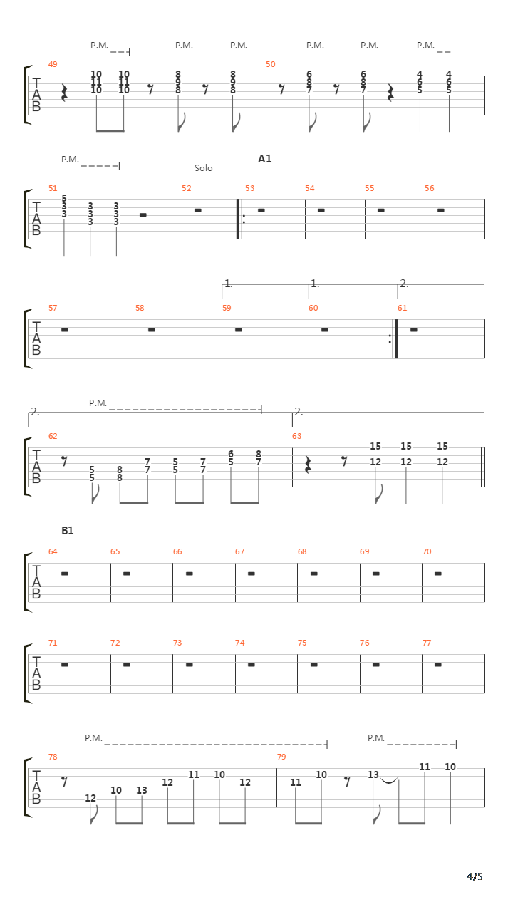 El Nino吉他谱