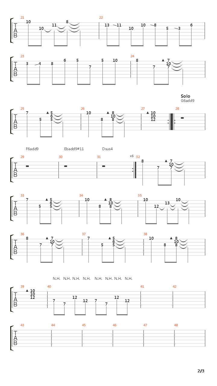 Pas De Deux吉他谱