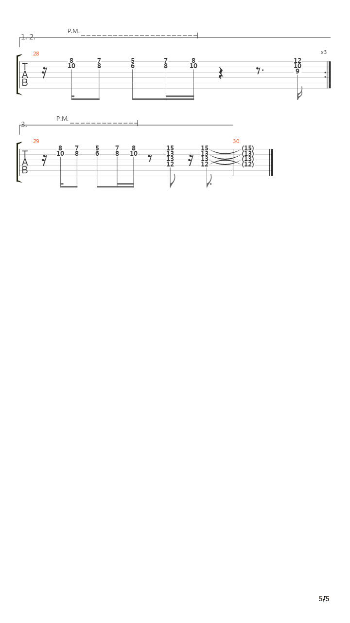 Walking Street吉他谱