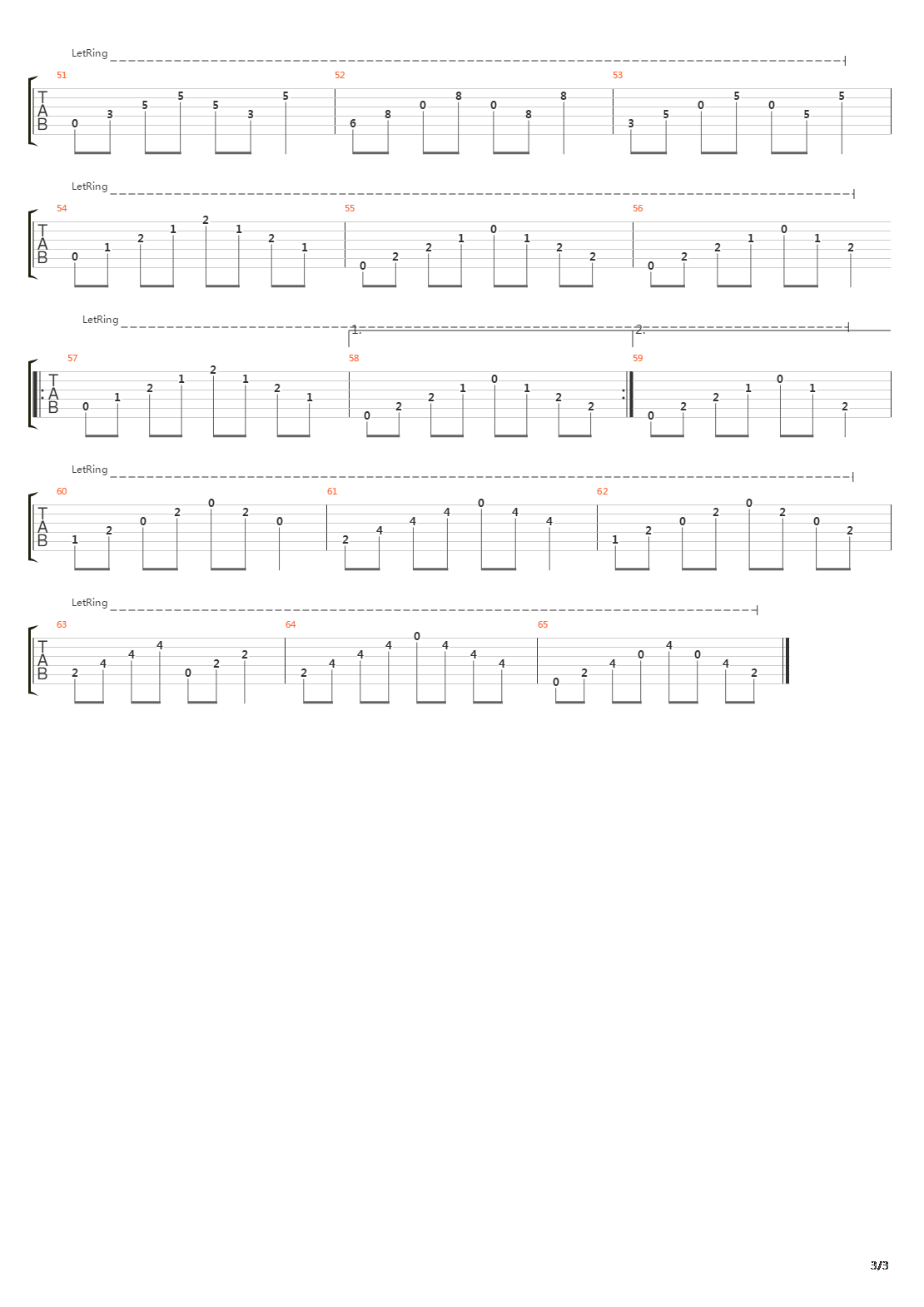 Hands Of The Priestess吉他谱