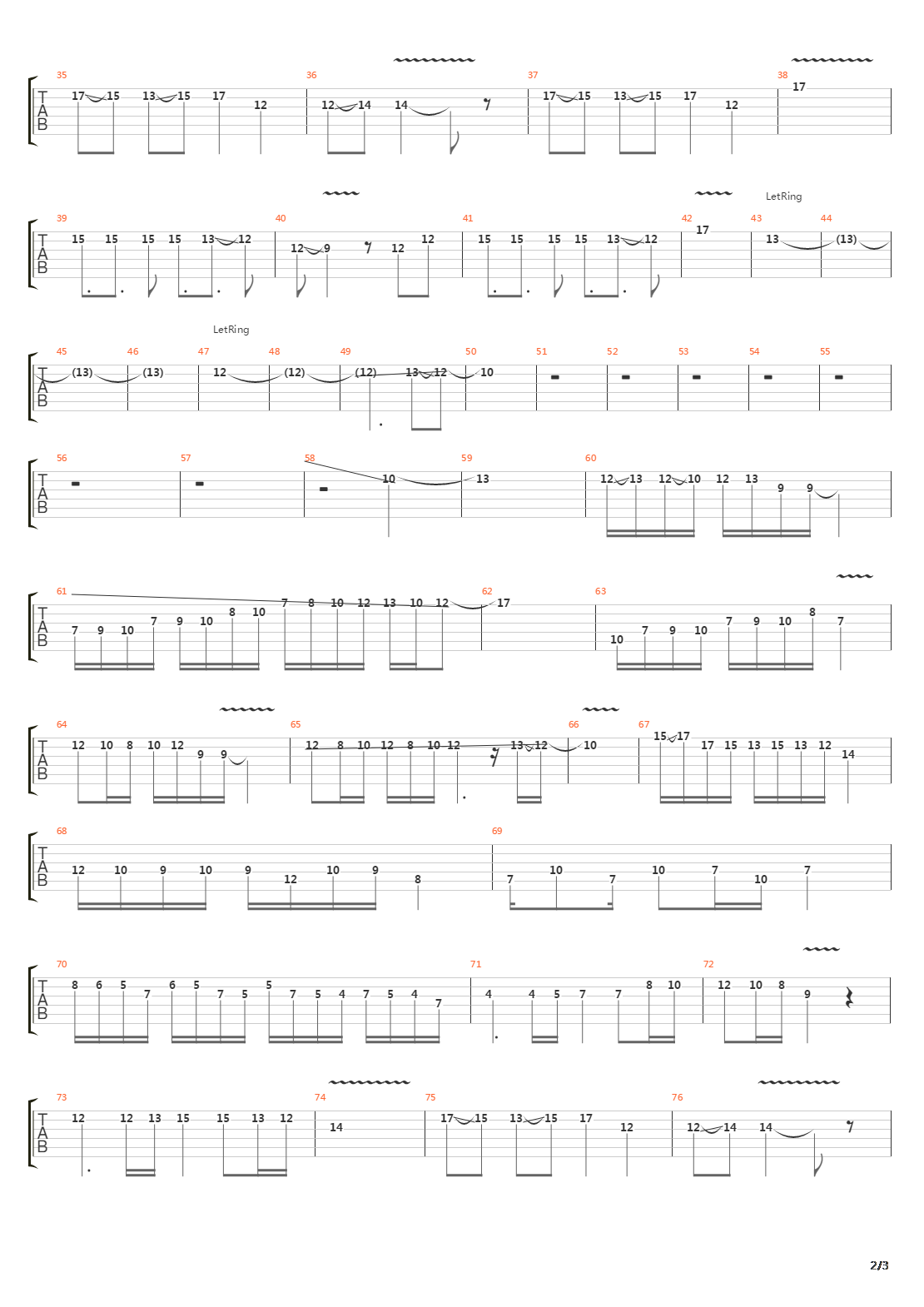 Sierra Quemada吉他谱