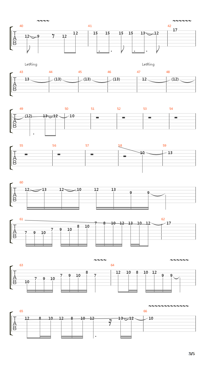 Sierra Quemada吉他谱