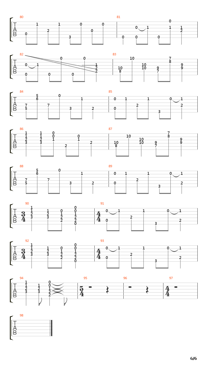 Ram吉他谱