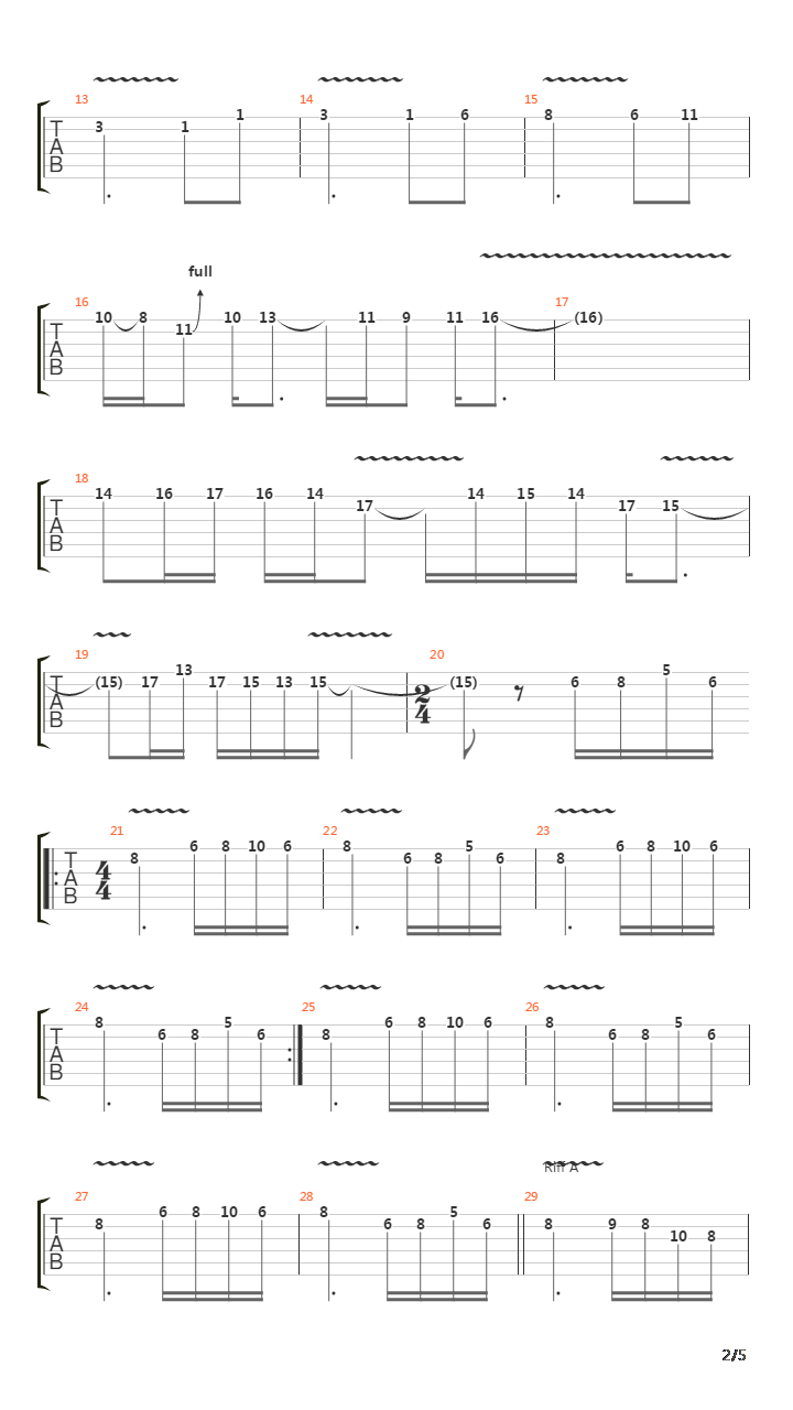 Get It In Writing吉他谱