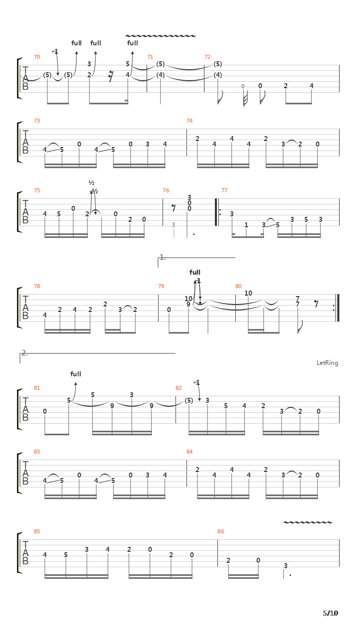 Runaway Train吉他谱