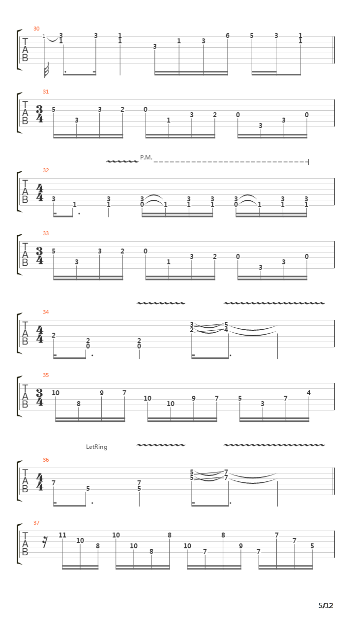 Battle Lines吉他谱