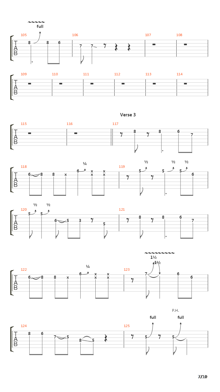 Instrumental Speed King吉他谱