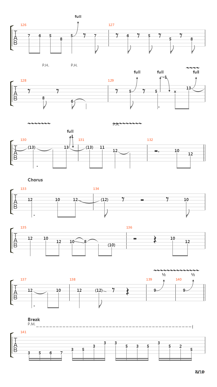 Instrumental Speed King吉他谱