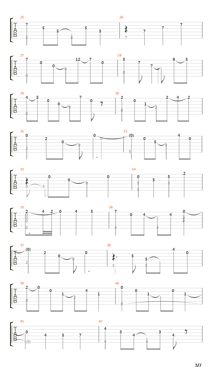Modoc吉他谱