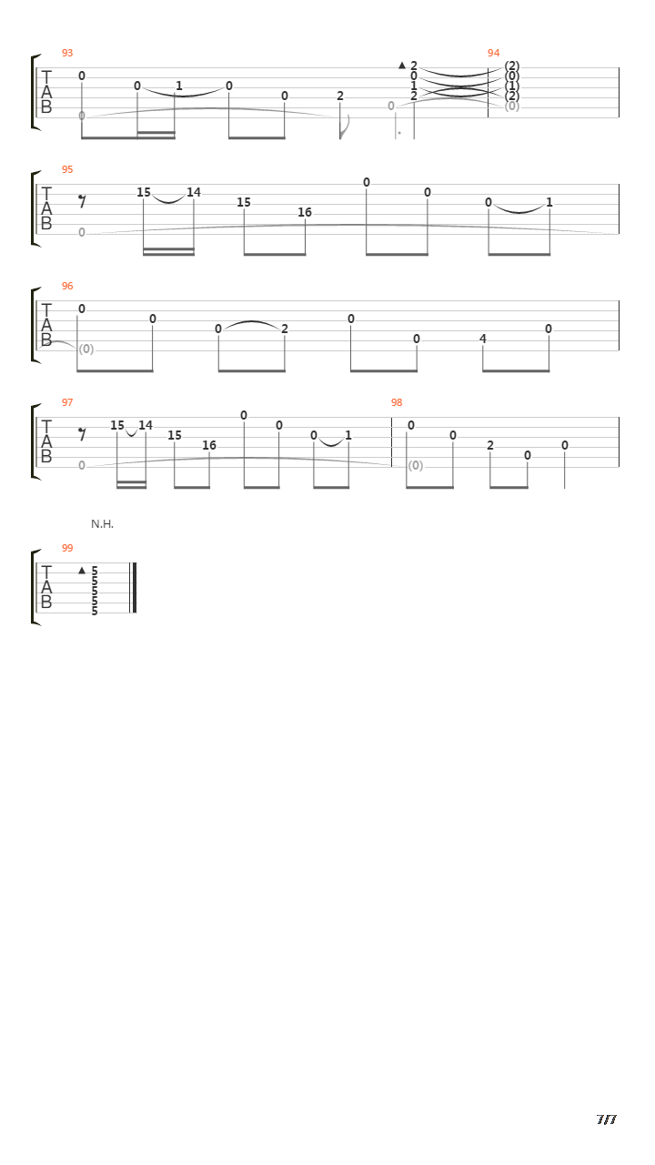 Modoc吉他谱