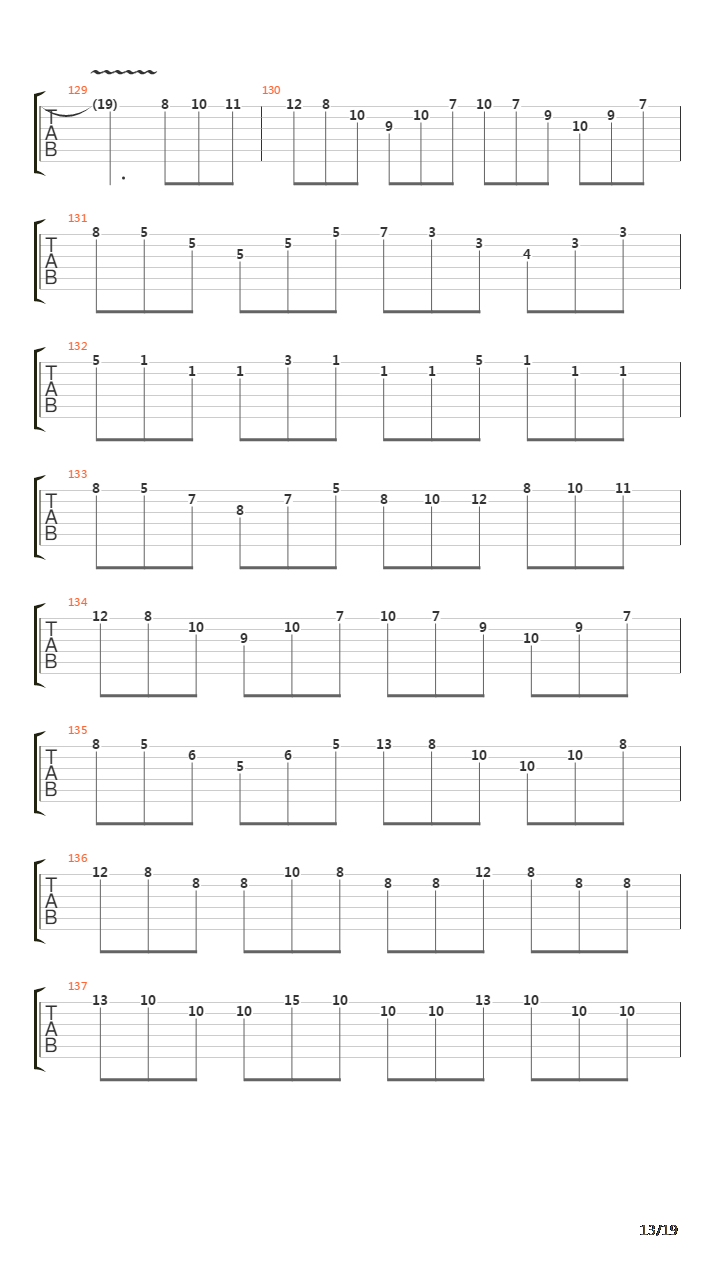 Tumeni Notes吉他谱