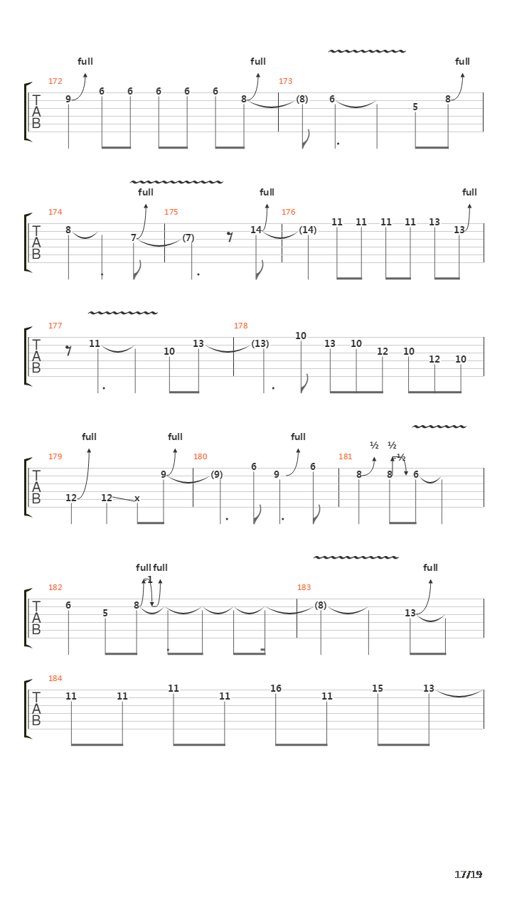 Tumeni Notes吉他谱