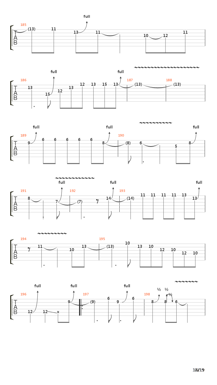 Tumeni Notes吉他谱