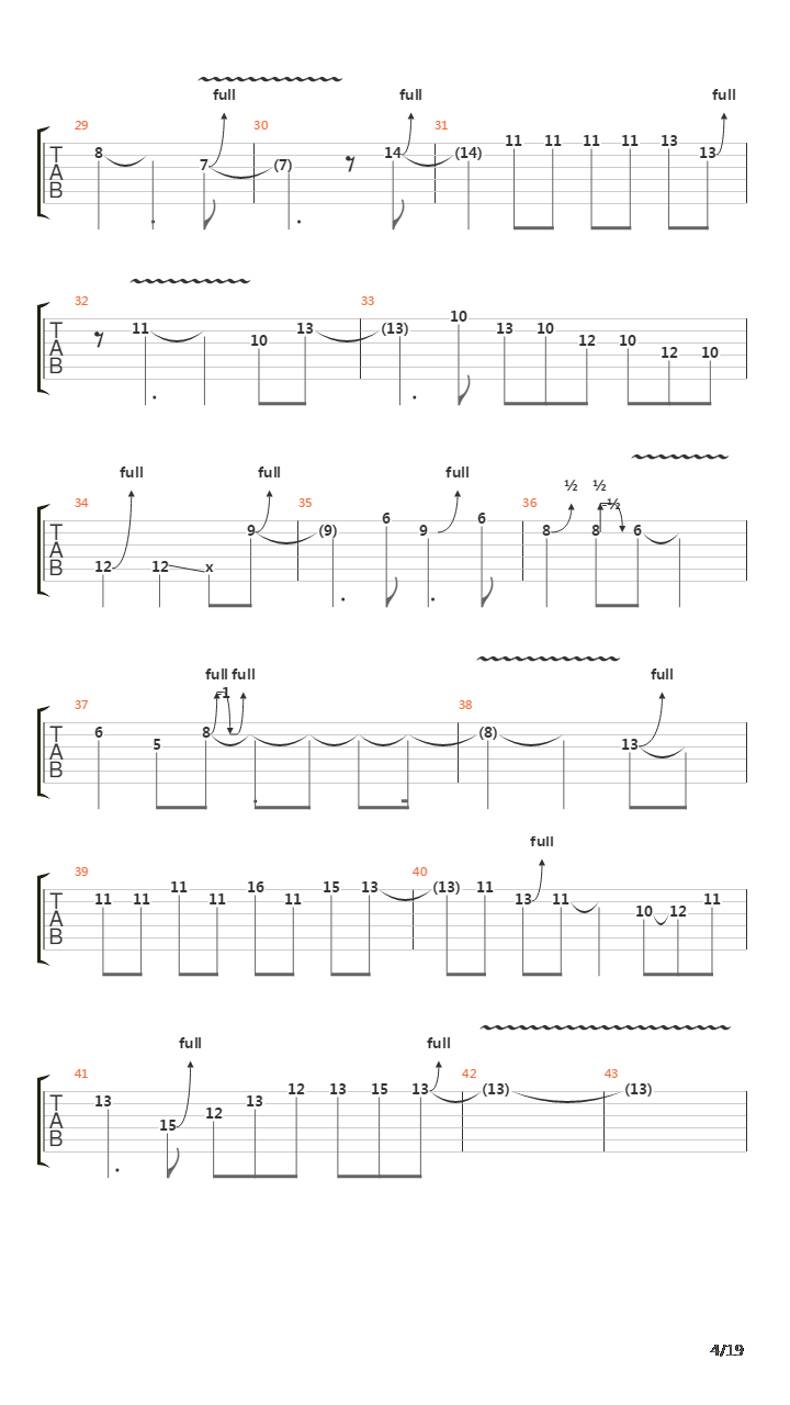 Tumeni Notes吉他谱