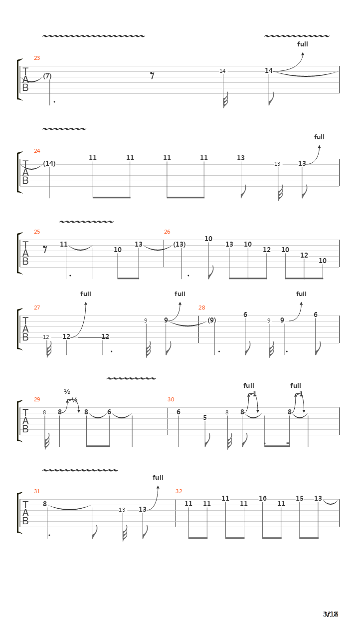 Tumeni Notes吉他谱