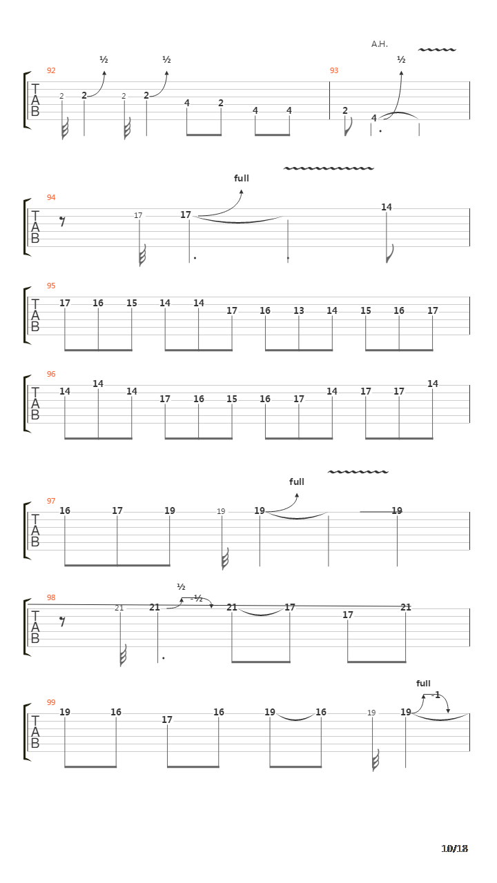 Tumeni Notes吉他谱