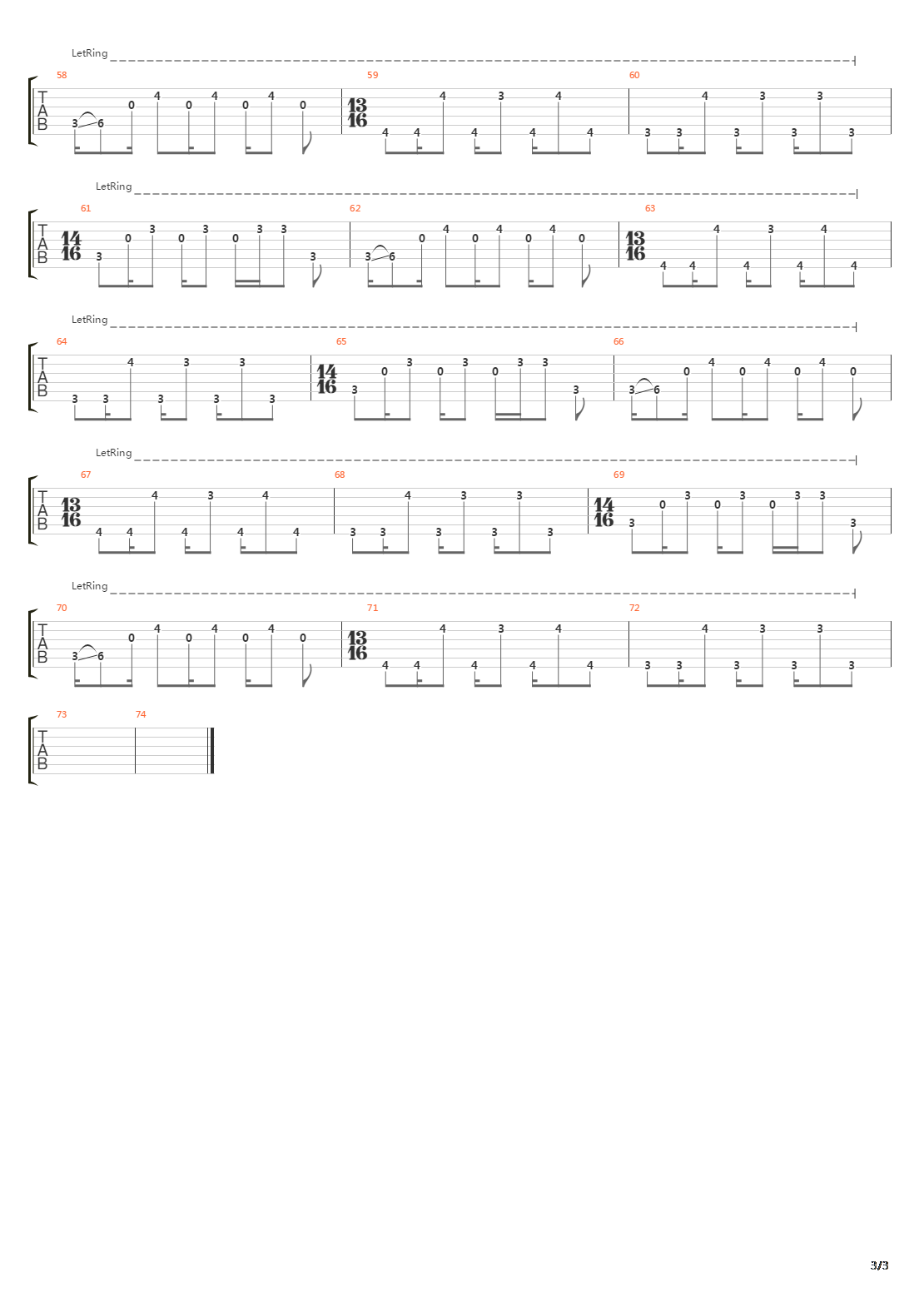 Collecting Space吉他谱