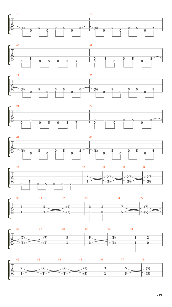 In Place Of Hope吉他谱