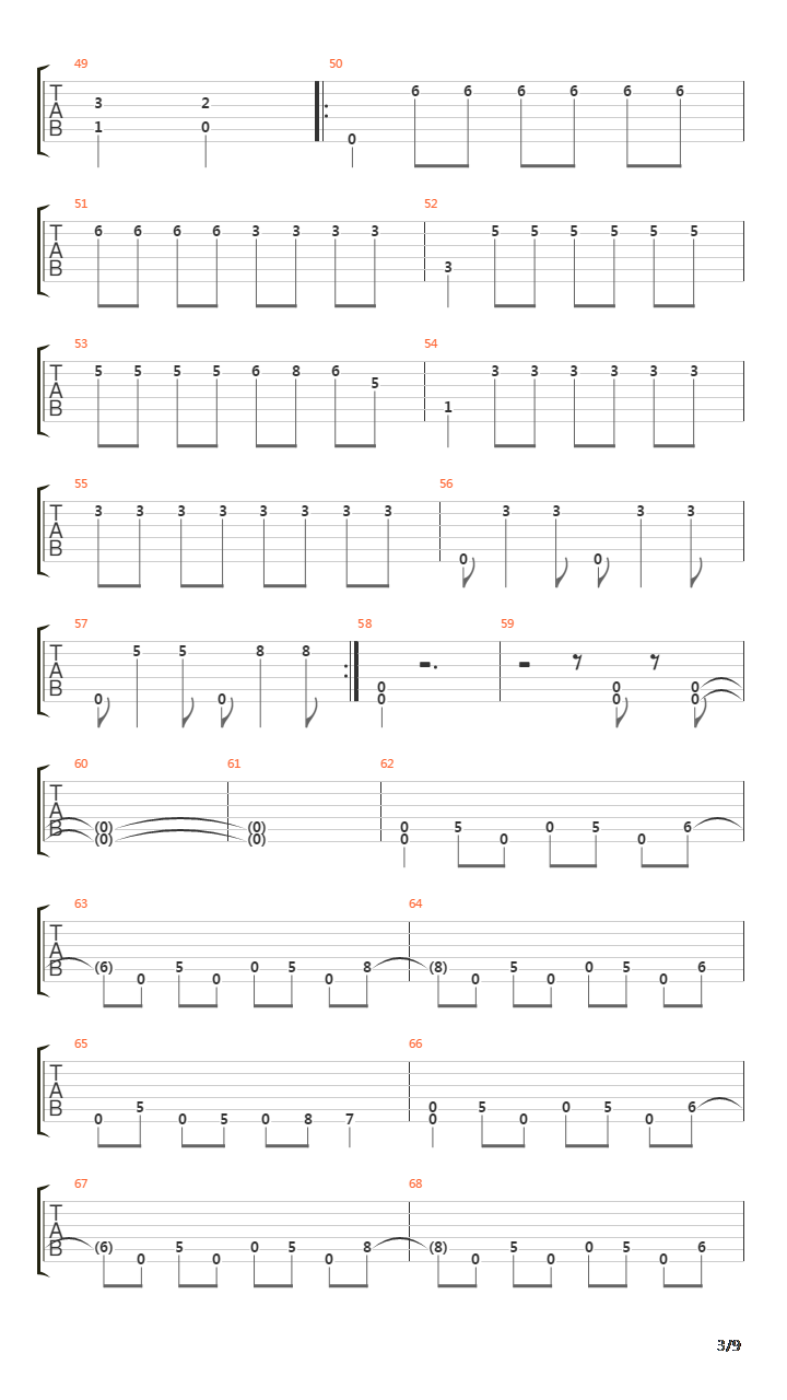 In Place Of Hope吉他谱