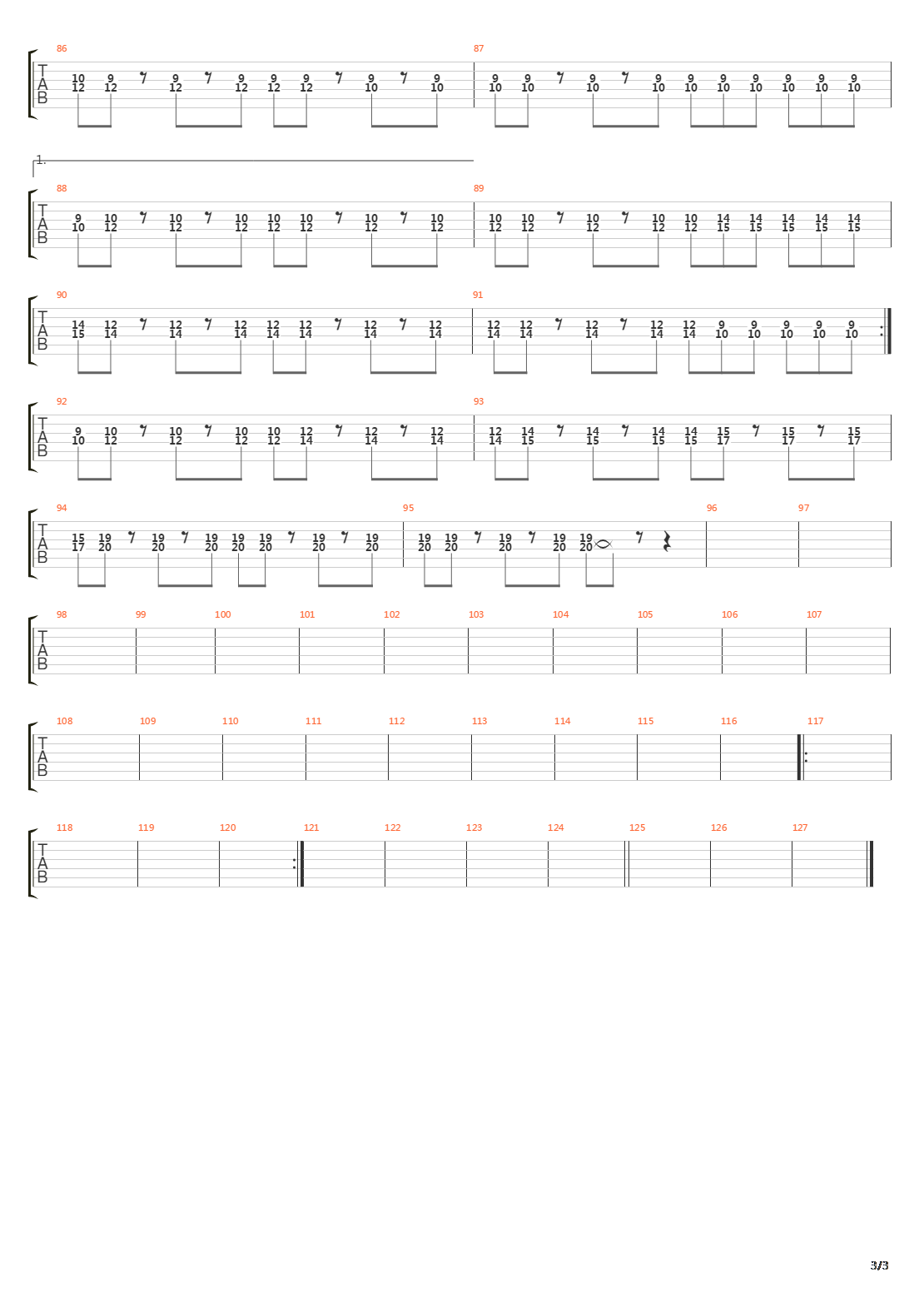 At Arms Length吉他谱