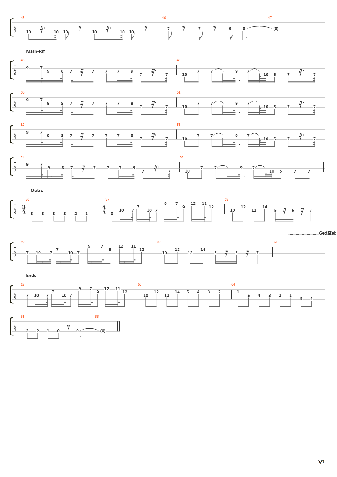 Hauptsache Gesund吉他谱