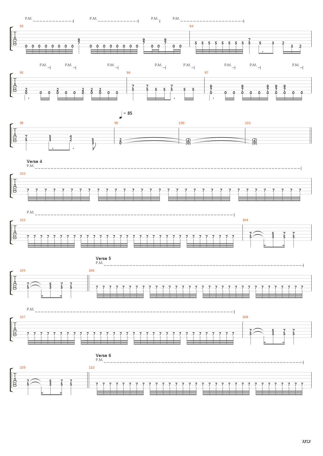 Chains Of Slavery吉他谱