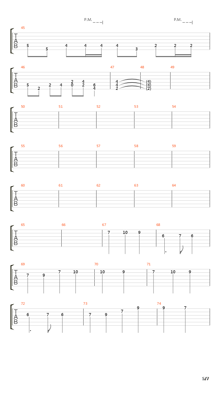 Russias On Fire吉他谱