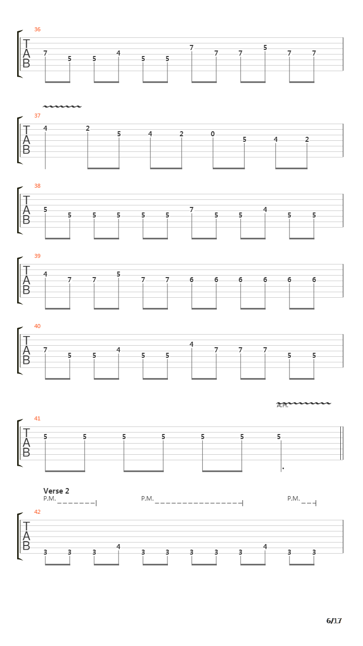 Decimator吉他谱