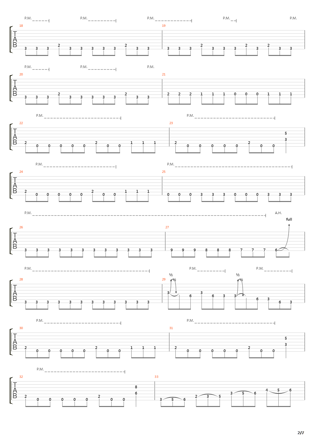 Decimator吉他谱