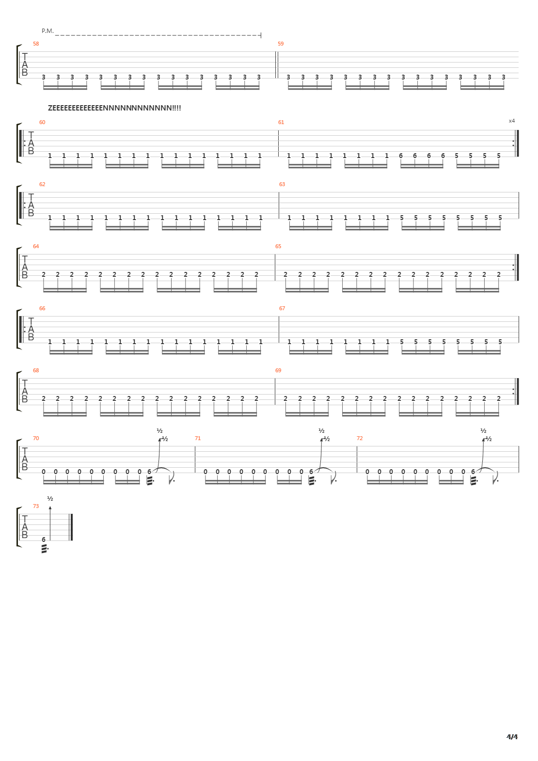 Zen吉他谱