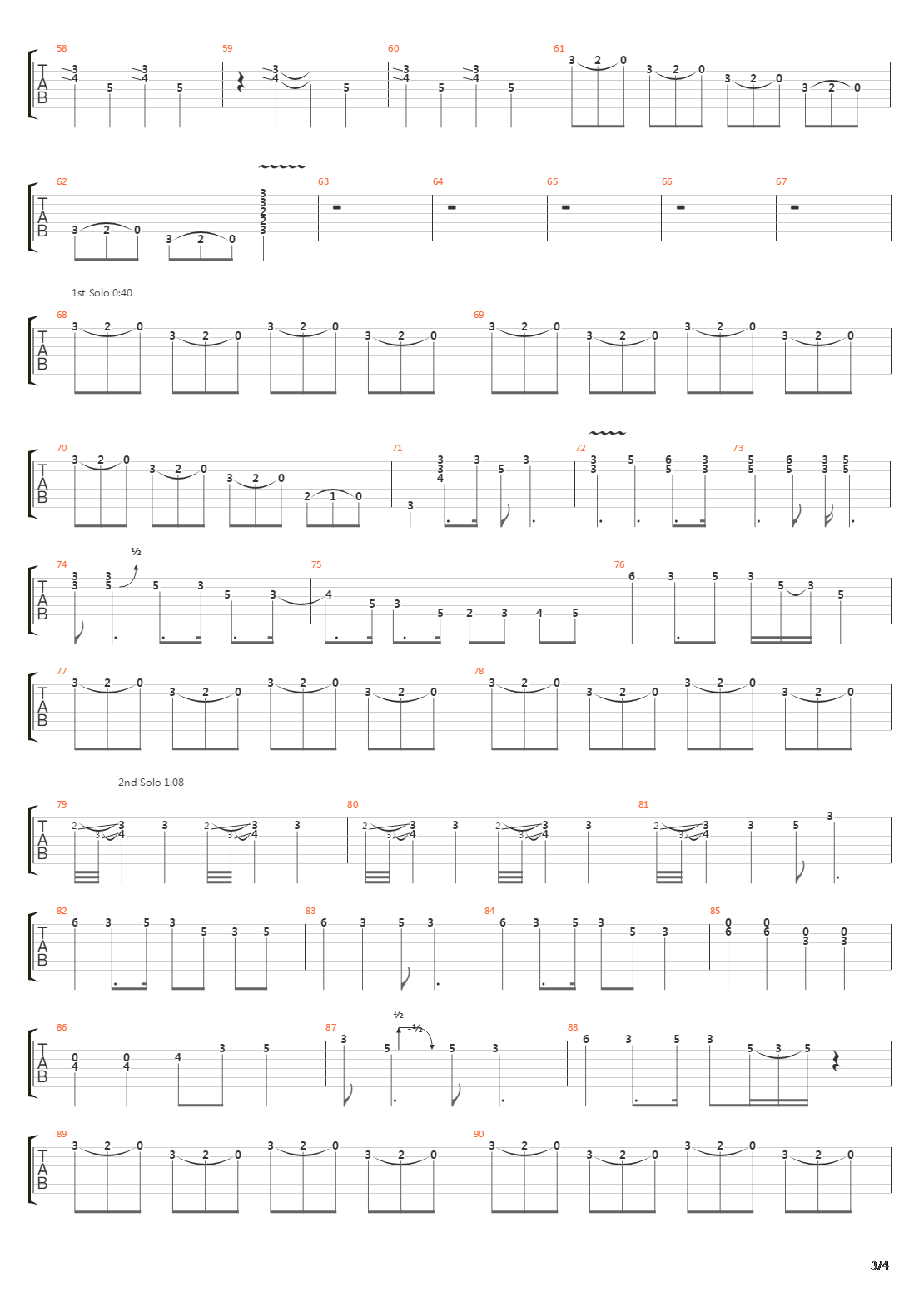 Cruising吉他谱