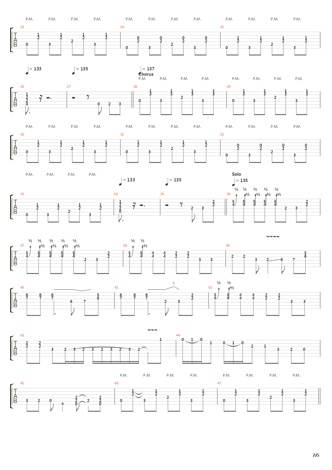 Ubangi Stomp吉他谱