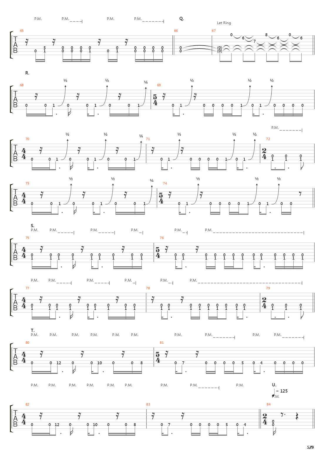 Transitions吉他谱