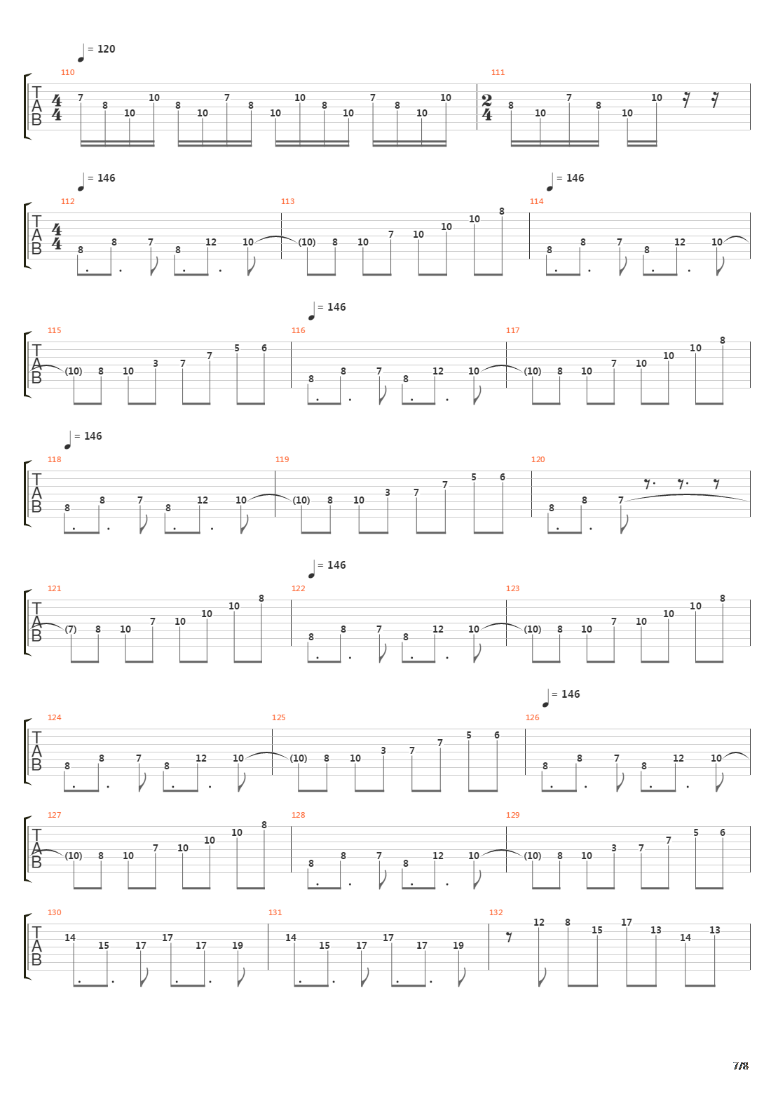 Transitions吉他谱